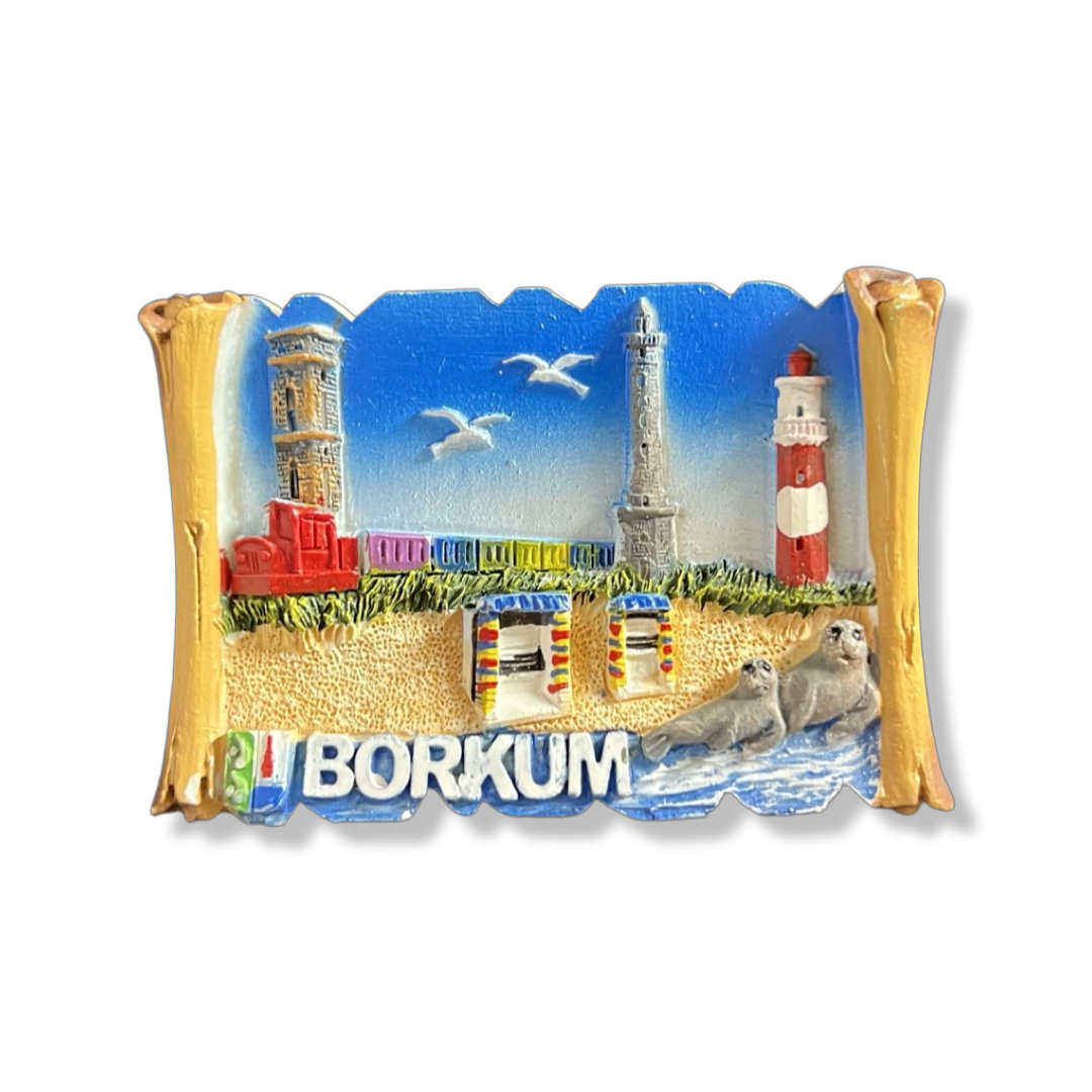 Borkum Magnet Papyrusrolle