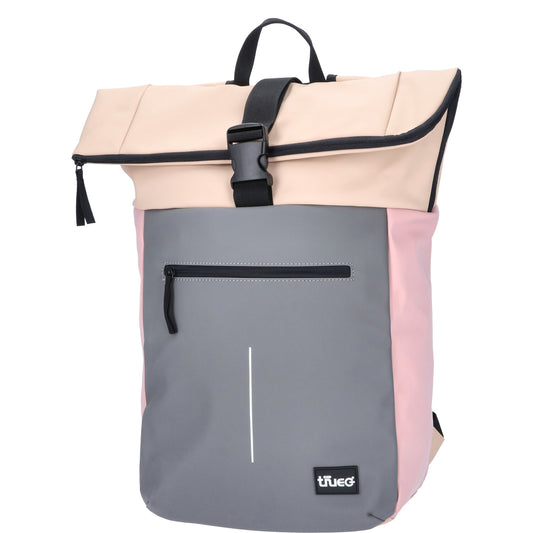 TheTrueC Freizeit Rucksack Bennie grey/rose/beige