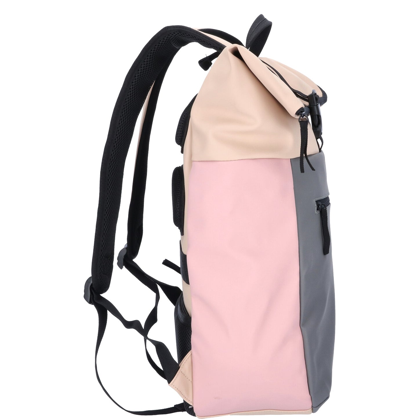 TheTrueC Freizeit Rucksack Bennie grey/rose/beige