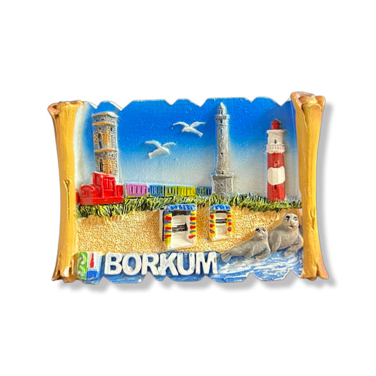 Borkum Magnet Papyrusrolle