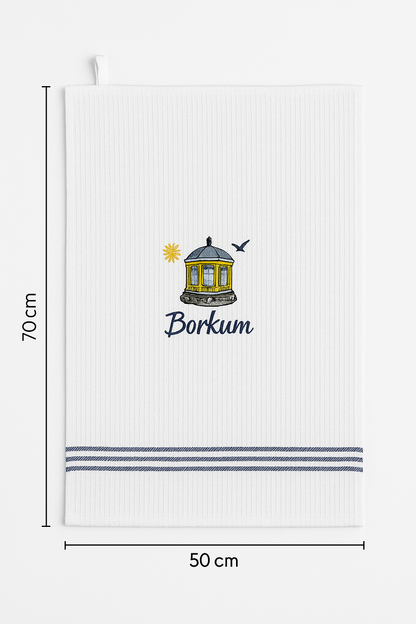 Geschirrhandtuch Borkum Musikpavillon