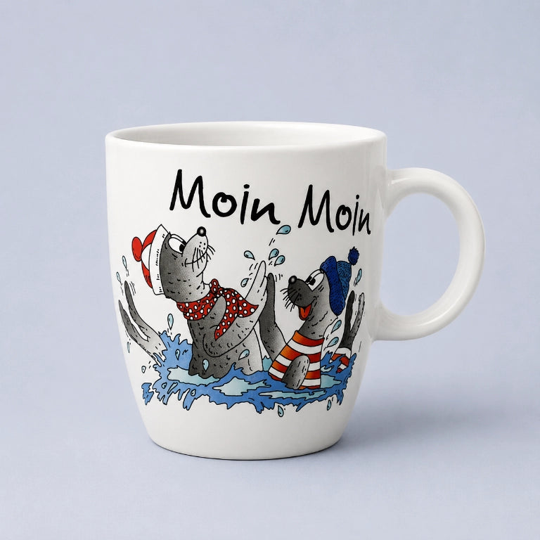 Kleiner Becher Robbenpaar