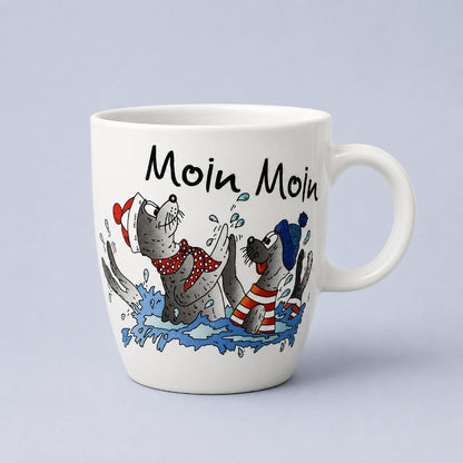 Kleiner Becher Robbenpaar