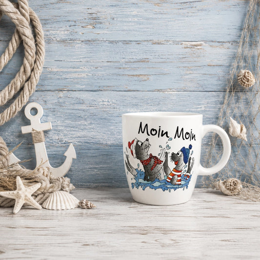 Kleiner Becher Robbenpaar